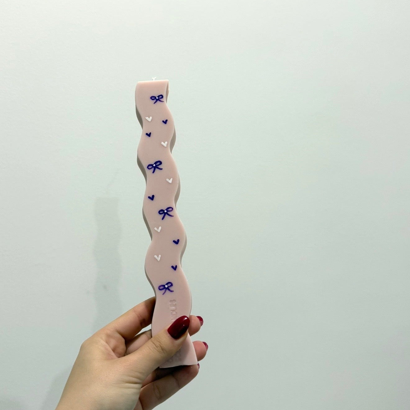 Wavy Painted Candle (Lampades)