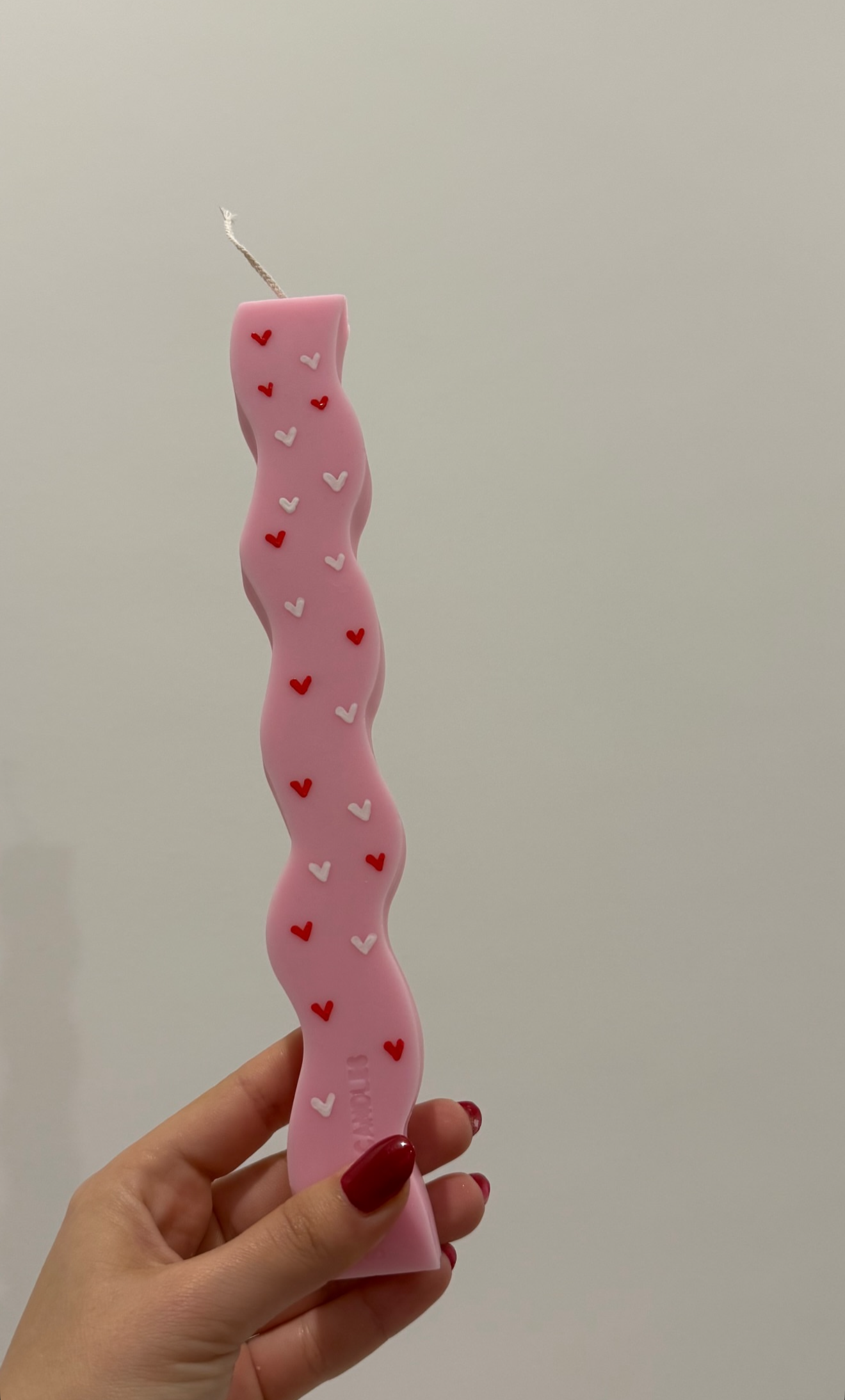 Wavy Painted Candle (Lampades)